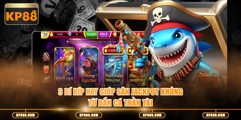 3 bí kíp hay giúp săn Jackpot khủng từ Bắn Cá Thần Tài