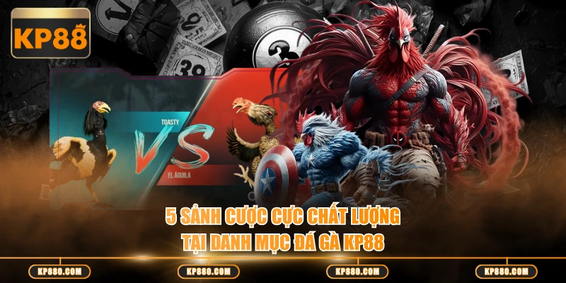5 sảnh cược cực chất lượng tại danh mục đá gà KP88