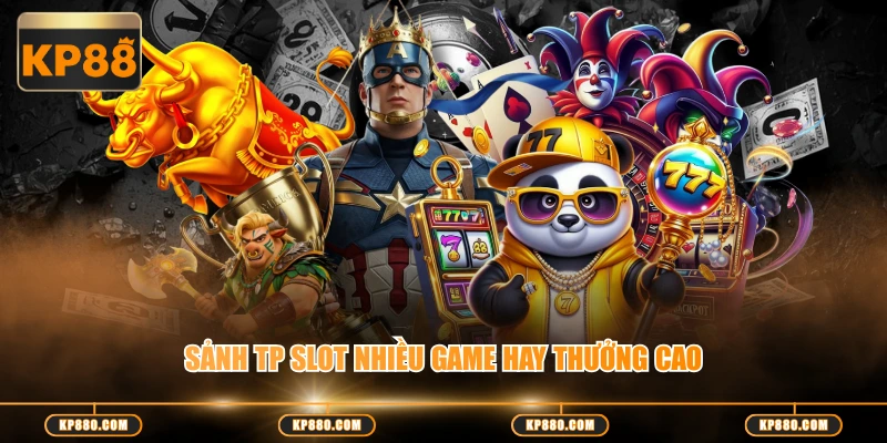 Sảnh TP Slot nhiều game hay thưởng cao